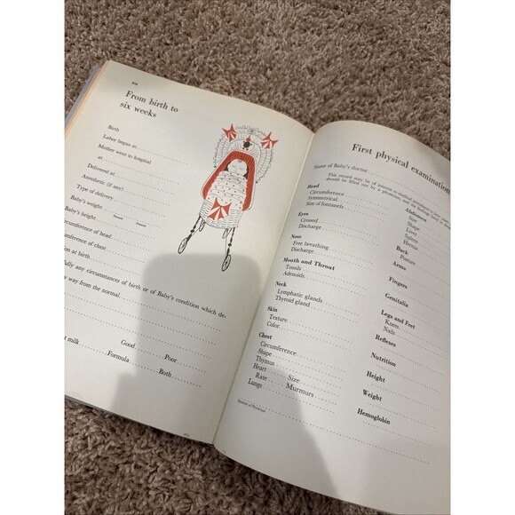 Vintage 1948 Better Home & Gardens Baby Book and Scrapbook Journal 5th Revision - Picture 8 of 9